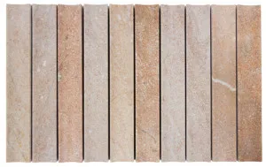 Castellana Concave Terra Natural Stone Mosaic Tile by Tile Republic, a Natural Stone Tiles for sale on Style Sourcebook