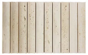 Castellana Concave Travertine Natural Stone Mosaic Tile by Tile Republic, a Natural Stone Tiles for sale on Style Sourcebook