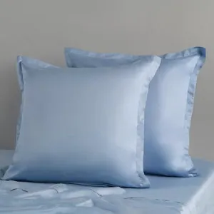 Palazzo Royale Pillowcase Pair - Bombay Blue, European, 1000 Thread Count by Canningvale, a Sheets for sale on Style Sourcebook