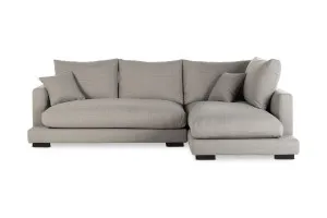 Long Beach Mini Right Corner Sofa, Grey, by Lounge Lovers by Lounge Lovers, a Sofas for sale on Style Sourcebook