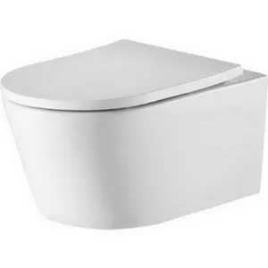 Rimless Pan (Only) Suits Oslo Wall Hung Toilet Suite | Made From Vitreous China In White By Oliveri by Oliveri, a Toilets & Bidets for sale on Style Sourcebook