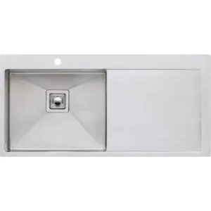 Professional Series Single Left Hand Bowl Topmount Sink 1 Tap Hole | Made From Stainless Steel By Oliveri by Oliveri, a Kitchen Sinks for sale on Style Sourcebook