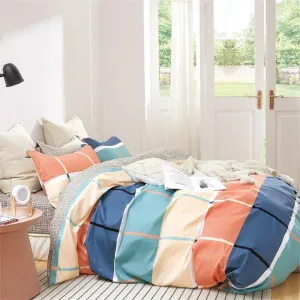 Odyssey Living Jude Printed Cotton Multi Quilt Cover Set by null, a Quilt Covers for sale on Style Sourcebook