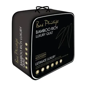 Bas Phillips Bamboo Rich 400GSM Quilt by null, a Quilts & Bedspreads for sale on Style Sourcebook