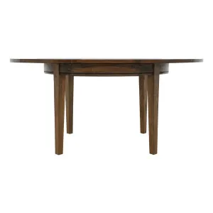 Mango Creek Round Extension Dining Table 120-170cm in Rustic Chocolate by OZ Design, a Dining Tables for sale on Style Sourcebook