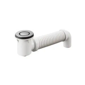 Bath Bend Pop Down with Connector - Brushed Nickel by ABI Interiors Pty Ltd, a Traps & Wastes for sale on Style Sourcebook
