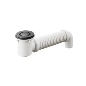Bath Bend Pop Down with Connector - Titanium Grey by ABI Interiors Pty Ltd, a Traps & Wastes for sale on Style Sourcebook