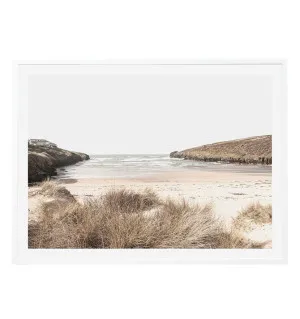 Seaside Serenity White Framed Print - 114cm x 85cm by null, a Prints for sale on Style Sourcebook