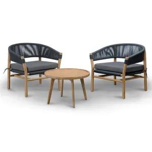 Hanifa 3pcs Outdoor Lounge Set by Interior Secrets - AfterPay Available by Interior Secrets, a Outdoor Sofa Sets for sale on Style Sourcebook