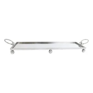 Dover Tray with Handles 93x11cm in Silver by OZ Design, a Trays for sale on Style Sourcebook