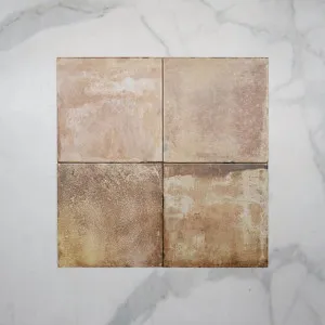 Terracotta Marco Tile 250 x 250 x 8mm Spanish Porcelain by The Blue Space, a Terracotta Look Tiles for sale on Style Sourcebook