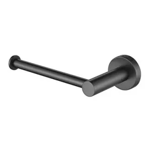 Bloom Toilet Roll Holder Brush Gunmetal | Made From Brass In Brushed Gunmetal By ADP by ADP, a Toilet Paper Holders for sale on Style Sourcebook