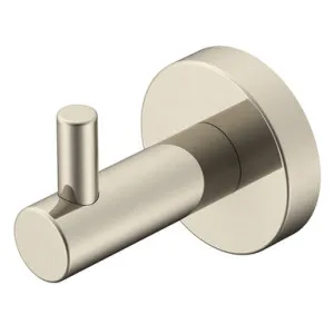 Soul Robe Hook | Made From Brass In Brushed Nickel By ADP by ADP, a Shelves & Hooks for sale on Style Sourcebook