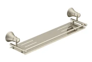 Eternal Shower Shelf | Made From Brass In Brushed Nickel By ADP by ADP, a Shelves & Soap Baskets for sale on Style Sourcebook