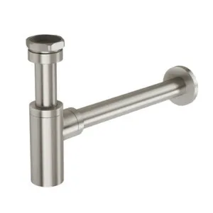 Waterloo Bottle Trap | Made From Brass In Brushed Nickel By ADP by ADP, a Traps & Wastes for sale on Style Sourcebook