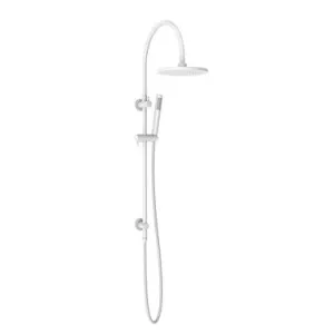 Soul Goosneck Twin Shower Set In Matte White By ADP by ADP, a Showers for sale on Style Sourcebook