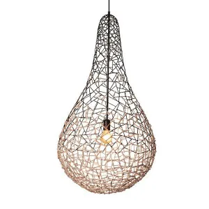 Kris-Kros Pear pendant - Black by Hermon Hermon Lighting, a Pendant Lighting for sale on Style Sourcebook