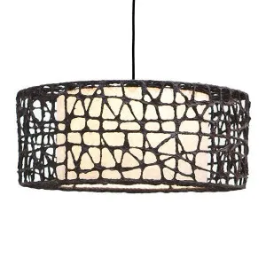 C U C Me hanging drum pendant light - Dark Chocolate by Hermon Hermon Lighting, a Pendant Lighting for sale on Style Sourcebook