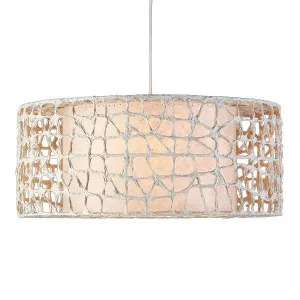 C U C Me hanging drum pendant light - cream by Hermon Hermon Lighting, a Pendant Lighting for sale on Style Sourcebook