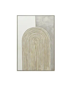 Hand Painted Geometric Arch Wall Art Canvas 120cm x 80cm by Luxe Mirrors, a Artwork & Wall Decor for sale on Style Sourcebook