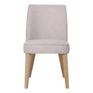 Hogan Dining Chair in Belfast Beige / Clear by OzDesignFurniture, a Dining Chairs for sale on Style Sourcebook