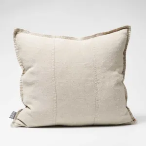 Luca® Linen Outdoor Cushion in Natural  |  Filled Cushion 60x60cm (pre order)  |  Eadie Lifestyle by null, a Cushions, Decorative Pillows for sale on Style Sourcebook