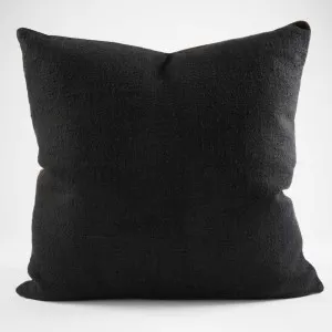 Muse Linen Cushion in Black  |  Cover Only 40x60  |  Eadie Lifestyle by null, a Cushions, Decorative Pillows for sale on Style Sourcebook