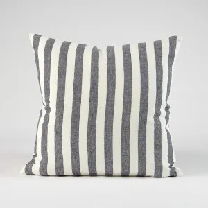 Santi Linen Cushion in Off White/Navy Stripe  |  Cover Only 40x60cm  |  Eadie Lifestyle by null, a Cushions, Decorative Pillows for sale on Style Sourcebook