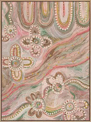 Bila Canvas Art Print by Urban Road, a Aboriginal Art for sale on Style Sourcebook