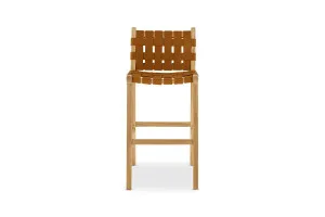 Cuba Woven Bar Stool, Brown, by Lounge Lovers by Lounge Lovers, a Bar Stools for sale on Style Sourcebook