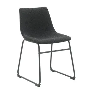 Montana Dining Chair Boucle Black by null, a Dining Chairs for sale on Style Sourcebook