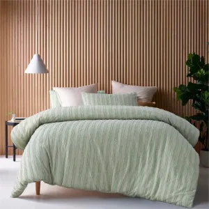 Vintage Design Reflections Cotton Sage Quilt Cover Set by null, a Quilt Covers for sale on Style Sourcebook