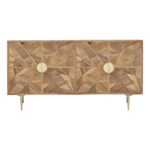 Ancari 4 Door Buffet 152cm in Mangowood Clear Lacquer by OzDesignFurniture, a Sideboards, Buffets & Trolleys for sale on Style Sourcebook