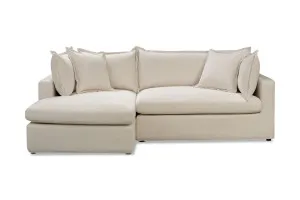 Haven Left Chaise Sofa, Ivory, by Lounge Lovers by Lounge Lovers, a Sofas for sale on Style Sourcebook