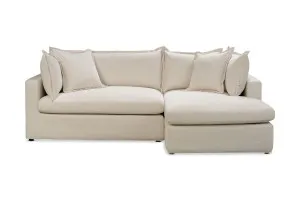 Haven Right Chaise Sofa, Ivory, by Lounge Lovers by Lounge Lovers, a Sofas for sale on Style Sourcebook