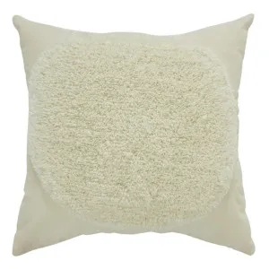 Taos Cushion Cotton Wool Natural - 50cm x 50cm by null, a Cushions, Decorative Pillows for sale on Style Sourcebook