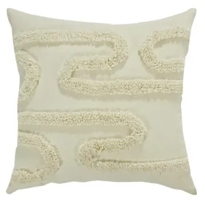 Sante Fe Cushion Cotton Wool Natural - 50cm x 50cm by null, a Cushions, Decorative Pillows for sale on Style Sourcebook