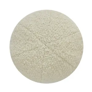 Pompidou Cushion Boucle Wool Natural - Round 32cm by null, a Cushions, Decorative Pillows for sale on Style Sourcebook
