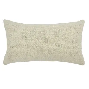 Pompidou Cushion Boucle Wool Natural - 70cm x 35cm by null, a Cushions, Decorative Pillows for sale on Style Sourcebook
