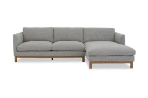 Stella Right Chaise Sofa, Grey, by Lounge Lovers by Lounge Lovers, a Sofas for sale on Style Sourcebook