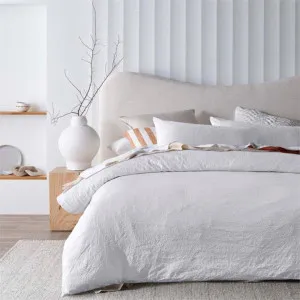 Accessorize Elma Jacquard White Quilt Cover Set by null, a Quilt Covers for sale on Style Sourcebook