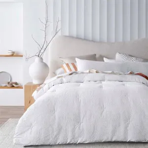 Accessorize Elma Jacquard White 3 Piece Comforter Set by null, a Quilts & Bedspreads for sale on Style Sourcebook