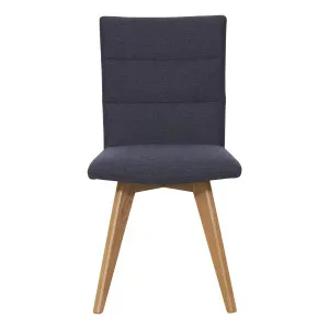 Hudson Dining Chair in Grey Fabric / Clear by OzDesignFurniture, a Dining Chairs for sale on Style Sourcebook
