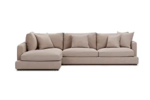 Long Beach Left Corner Sofa, Austin Coffee, by Lounge Lovers by Lounge Lovers, a Sofas for sale on Style Sourcebook
