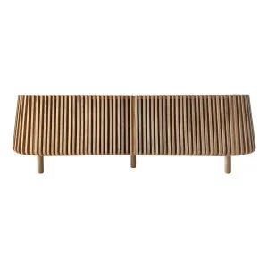 Pila Entertainment Unit 200cm in American Oak / Italian Travertine by OzDesignFurniture, a Entertainment Units & TV Stands for sale on Style Sourcebook