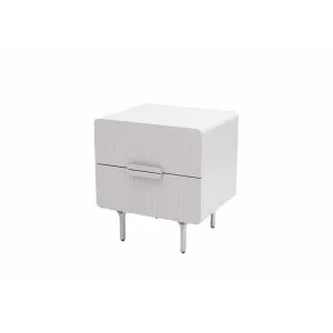 Erwin Bedside Table - Warm Grey by Interior Secrets - AfterPay Available by Interior Secrets, a Bedside Tables for sale on Style Sourcebook