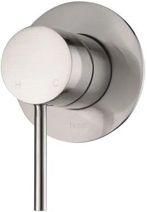 Hali Wall/Shower Mixer Brushed Nickel by Ikon, a Laundry Taps for sale on Style Sourcebook