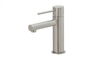 Vivid Slimline Basin Mixer Brushed Nickel by PHOENIX, a Bathroom Taps & Mixers for sale on Style Sourcebook