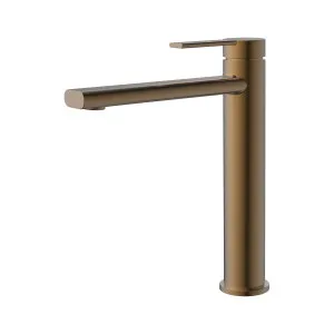 Lina Vessel Basin Mixer Brushed Copper by null, a Bathroom Taps & Mixers for sale on Style Sourcebook