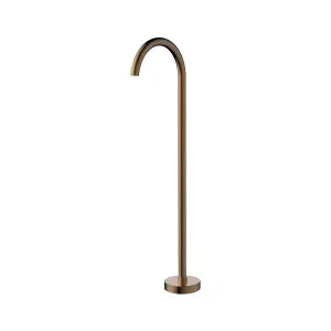 Misha Floor Mounted Bath Outlet Brushed Copper by null, a Bathroom Taps & Mixers for sale on Style Sourcebook